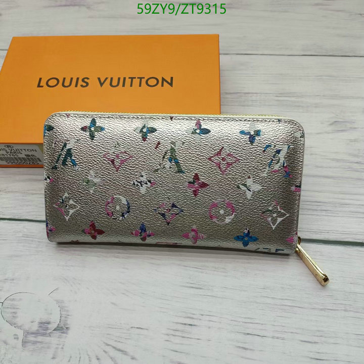 Wallet-LV Bags(4A) Code: ZT9315 $: 59USD