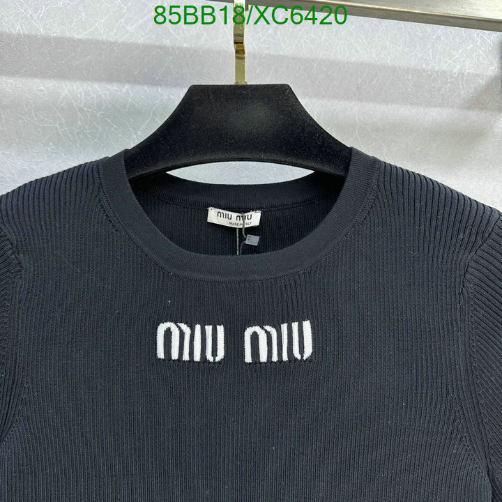 MIUMIU-Clothing Code: XC6420 $: 85USD