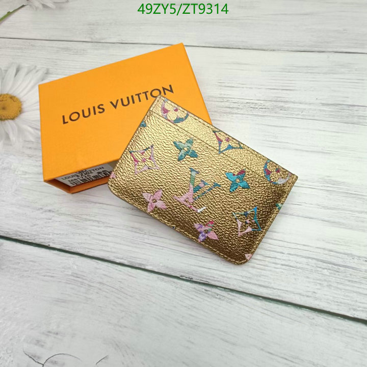 Wallet-LV Bags(4A) Code: ZT9314 $: 49USD