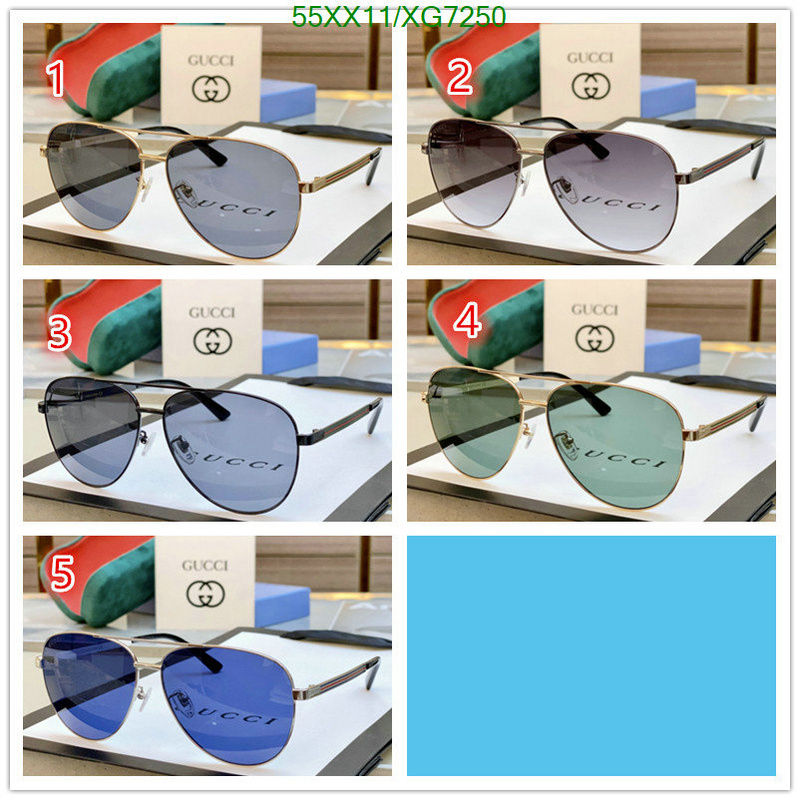 Gucci-Glasses Code: XG7250 $: 55USD