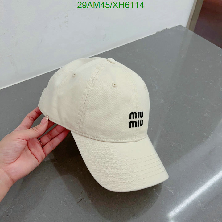 Miu Miu-Cap (Hat), Code: XH6114,$: 29USD