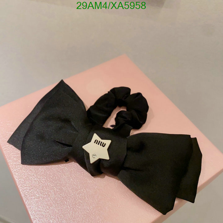 MIU MIU-Headband, Code: XA5958,$: 29USD