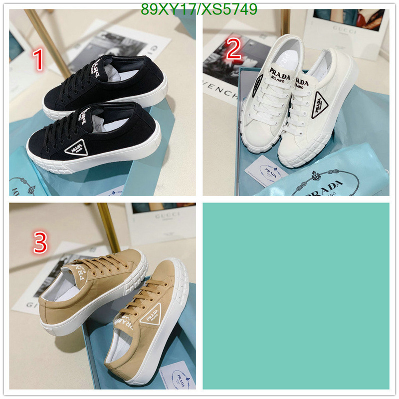 Prada-Women Shoes, Code: XS5749,$: 89USD