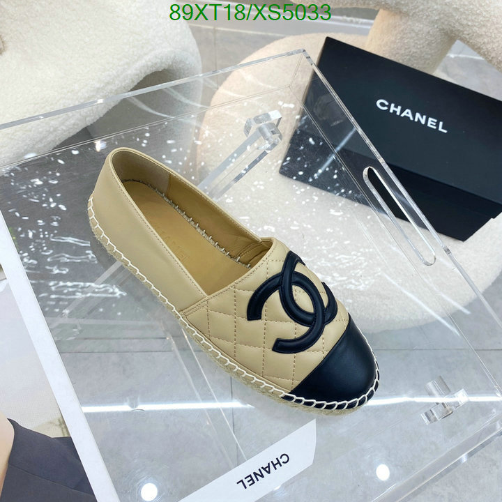 Chanel-Women Shoes, Code: XS5033,$: 89USD