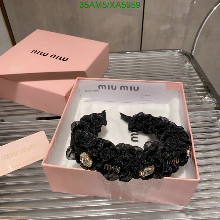 MIU MIU-Headband, Code: XA5959,$: 35USD