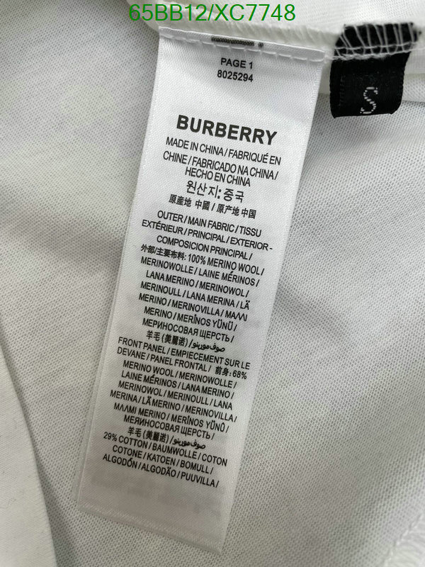 Burberry-Clothing Code: XC7748 $: 65USD