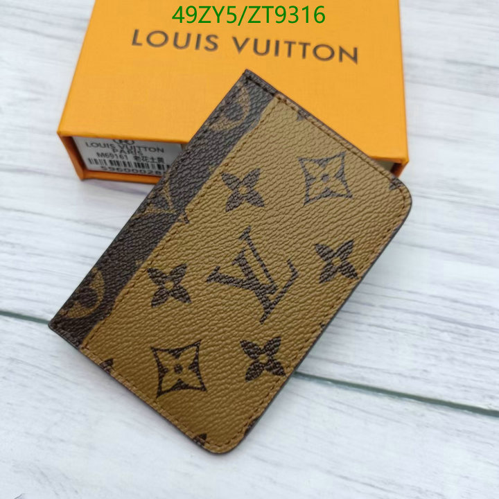 Wallet-LV Bags(4A) Code: ZT9316 $: 49USD