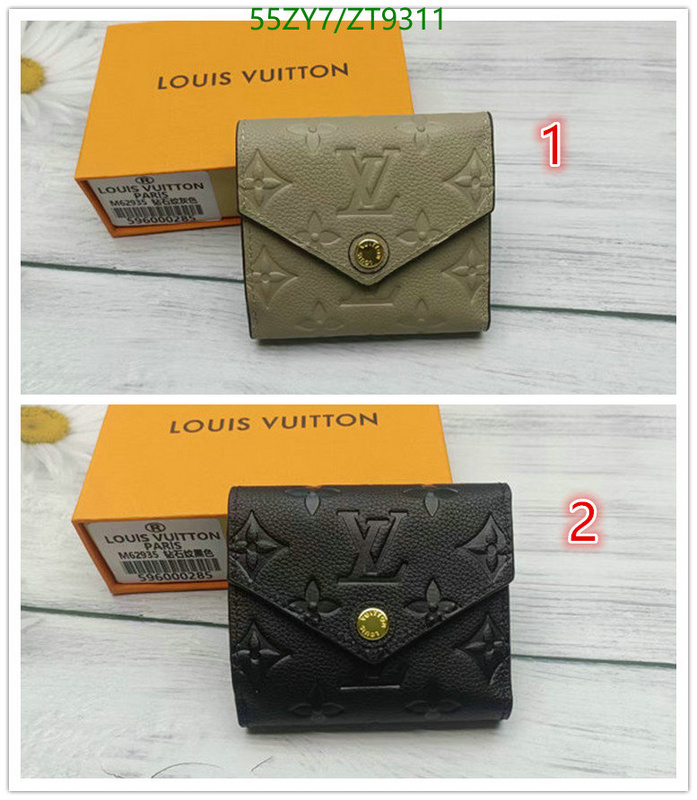 Wallet-LV Bags(4A) Code: ZT9311 $: 55USD