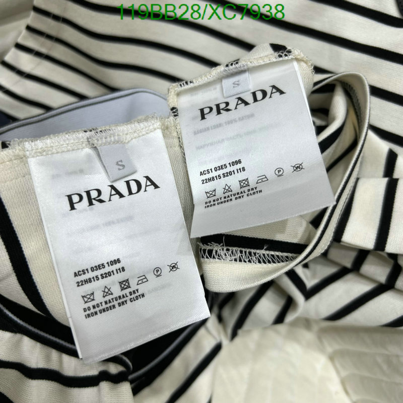 Prada-Clothing Code: XC7938 $: 119USD