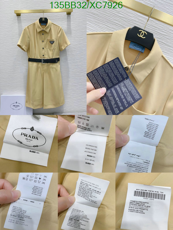 Prada-Clothing Code: XC7926 $: 135USD