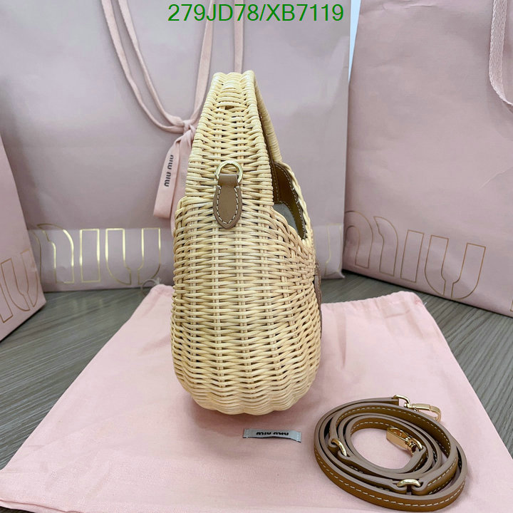 Miu Miu-Bag-Mirror Quality Code: XB7119 $: 279USD