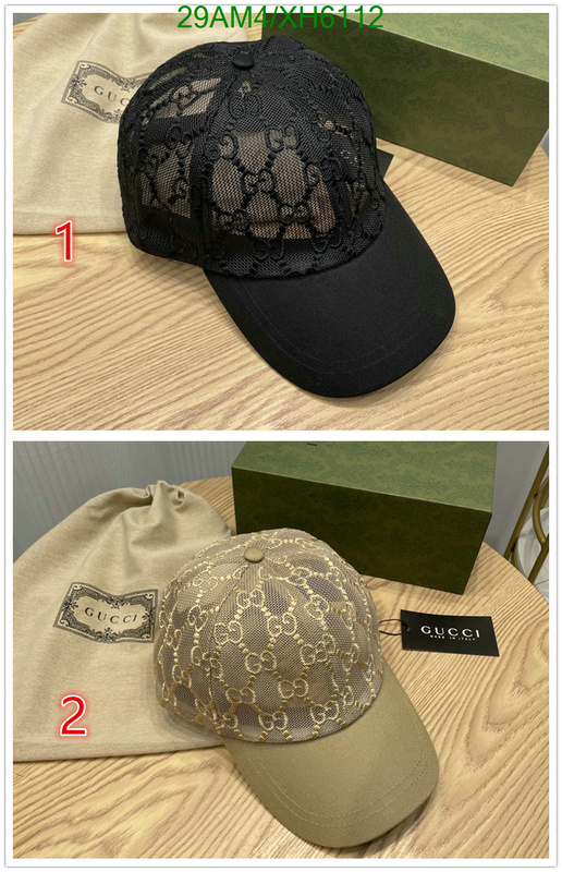 Gucci-Cap (Hat), Code: XH6112,$: 29USD