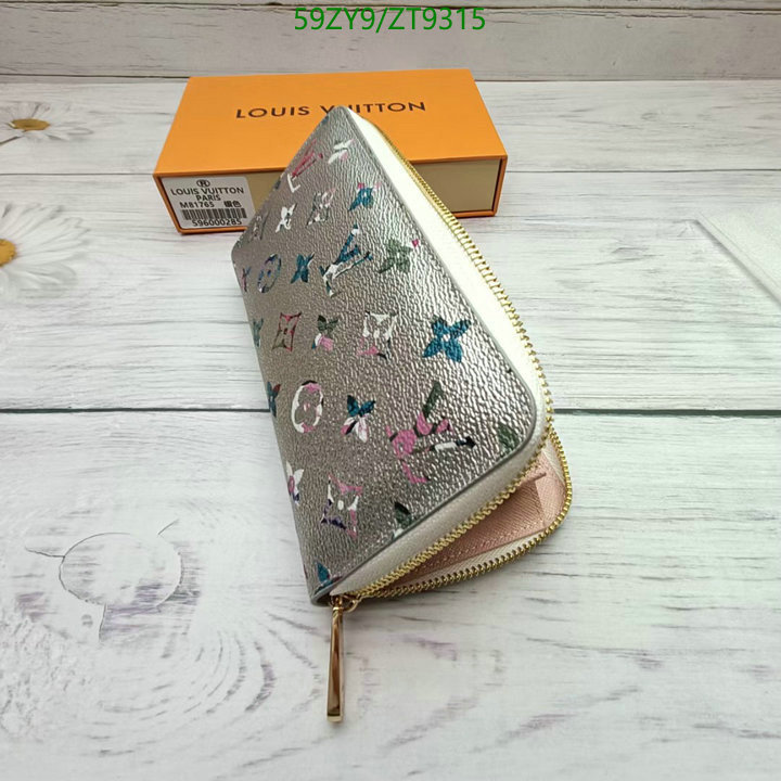 Wallet-LV Bags(4A) Code: ZT9315 $: 59USD