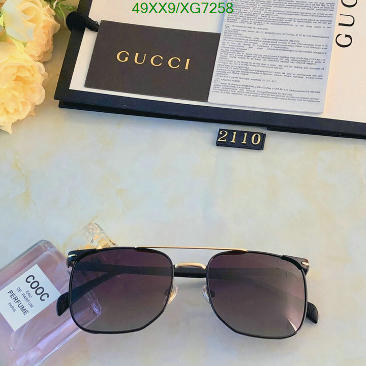 Gucci-Glasses Code: XG7258 $: 49USD