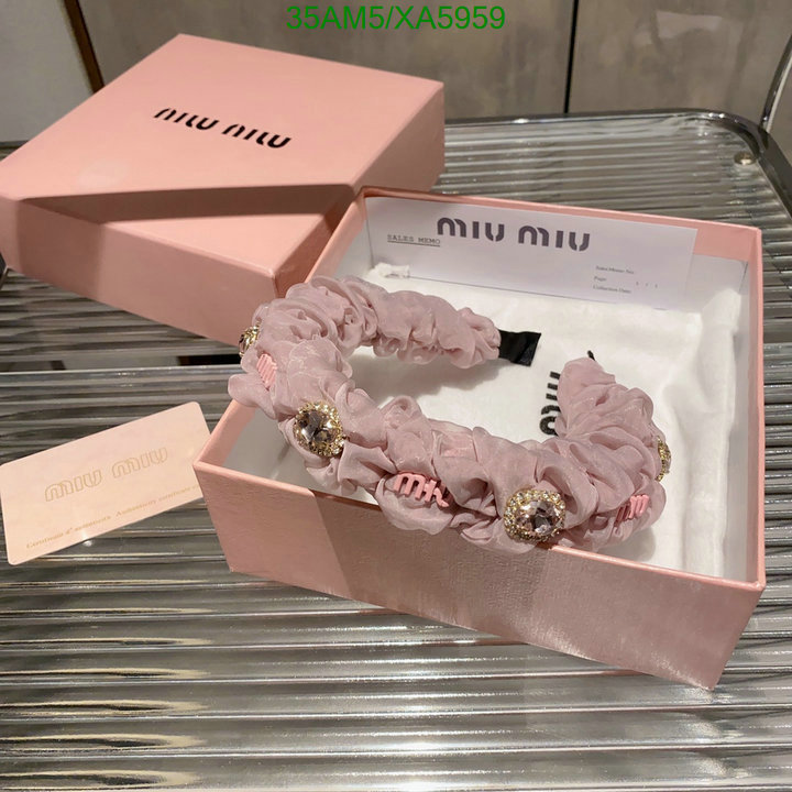 MIU MIU-Headband, Code: XA5959,$: 35USD