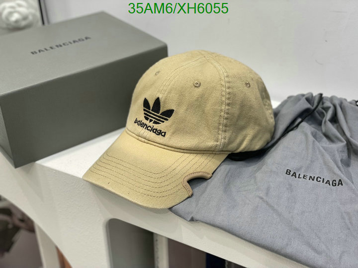 Balenciaga-Cap (Hat), Code: XH6055,$: 35USD