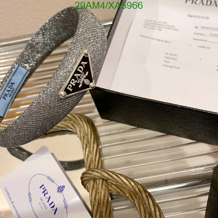 Prada-Headband, Code: XA5966,$: 29USD