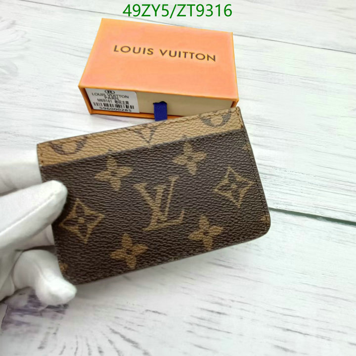 Wallet-LV Bags(4A) Code: ZT9316 $: 49USD