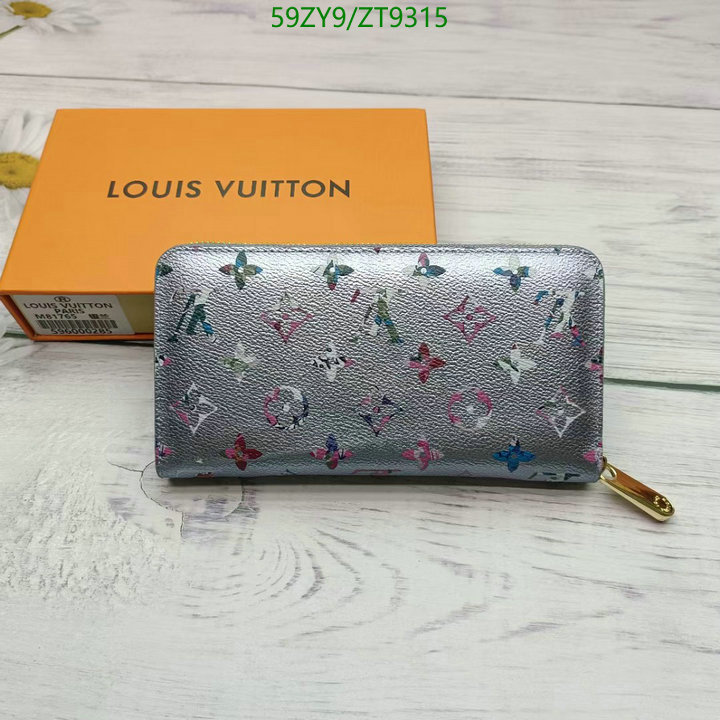 Wallet-LV Bags(4A) Code: ZT9315 $: 59USD