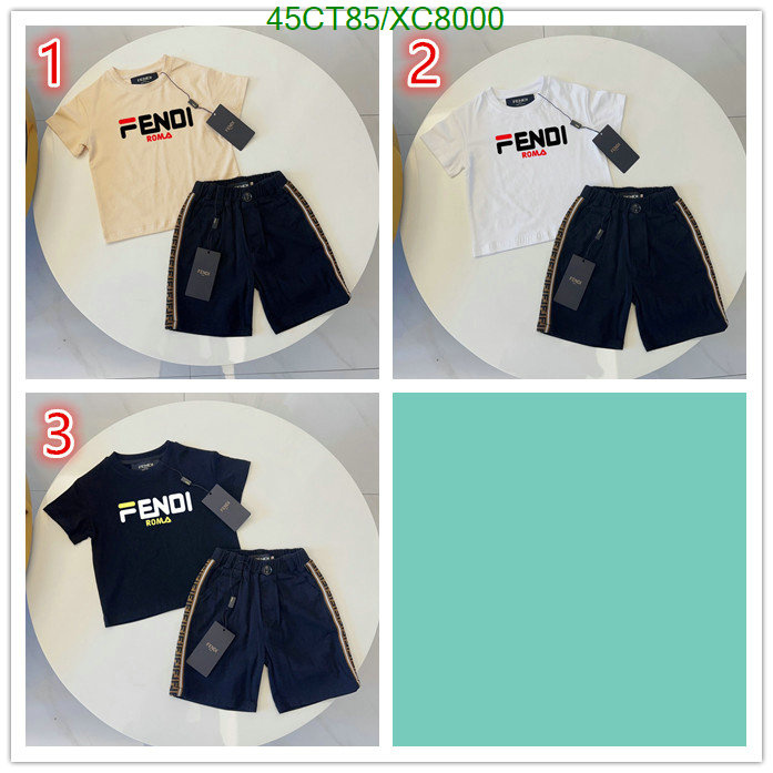 Fendi-Kids clothing Code: XC8000 $: 45USD