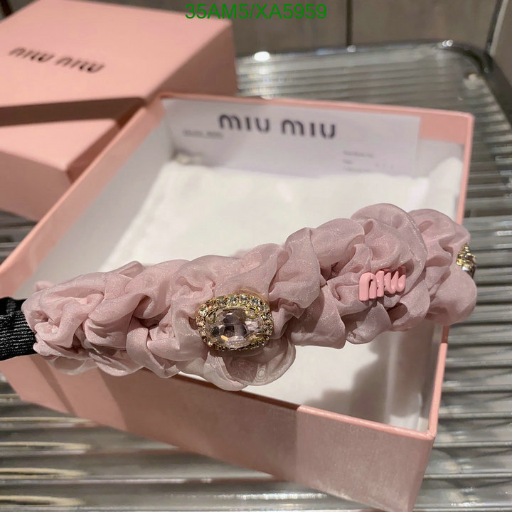 MIU MIU-Headband, Code: XA5959,$: 35USD