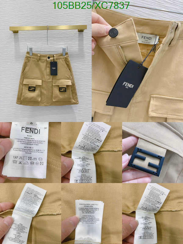 Fendi-Clothing Code: XC7837 $: 105USD