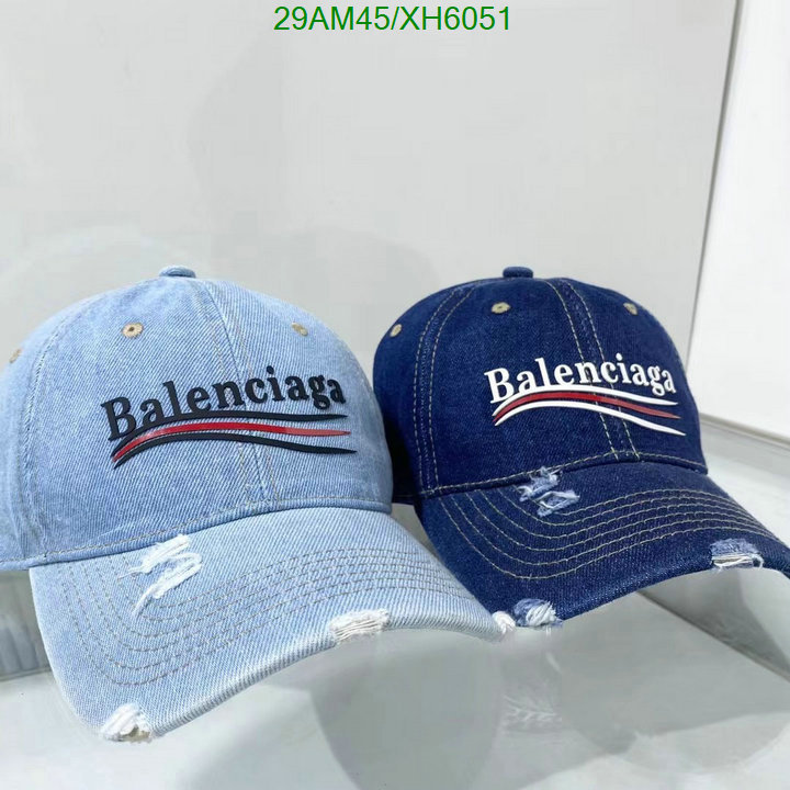 Balenciaga-Cap (Hat), Code: XH6051,$: 29USD