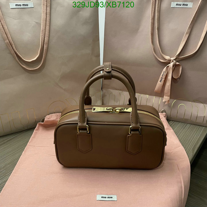 Miu Miu-Bag-Mirror Quality Code: XB7120 $: 329USD