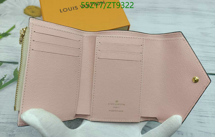 Wallet-LV Bags(4A) Code: ZT9322 $: 55USD