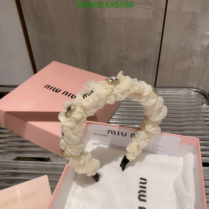 MIU MIU-Headband, Code: XA5959,$: 35USD