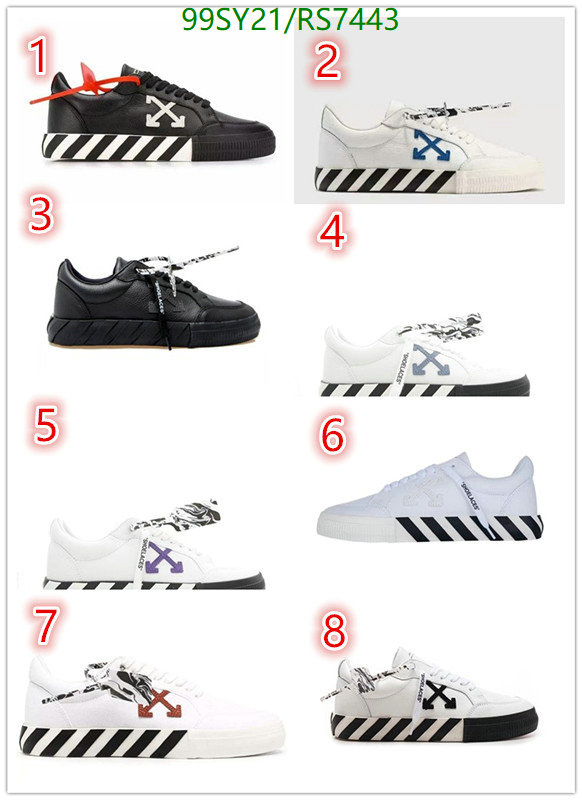 Off-White-Men shoes, Code: RS7443,