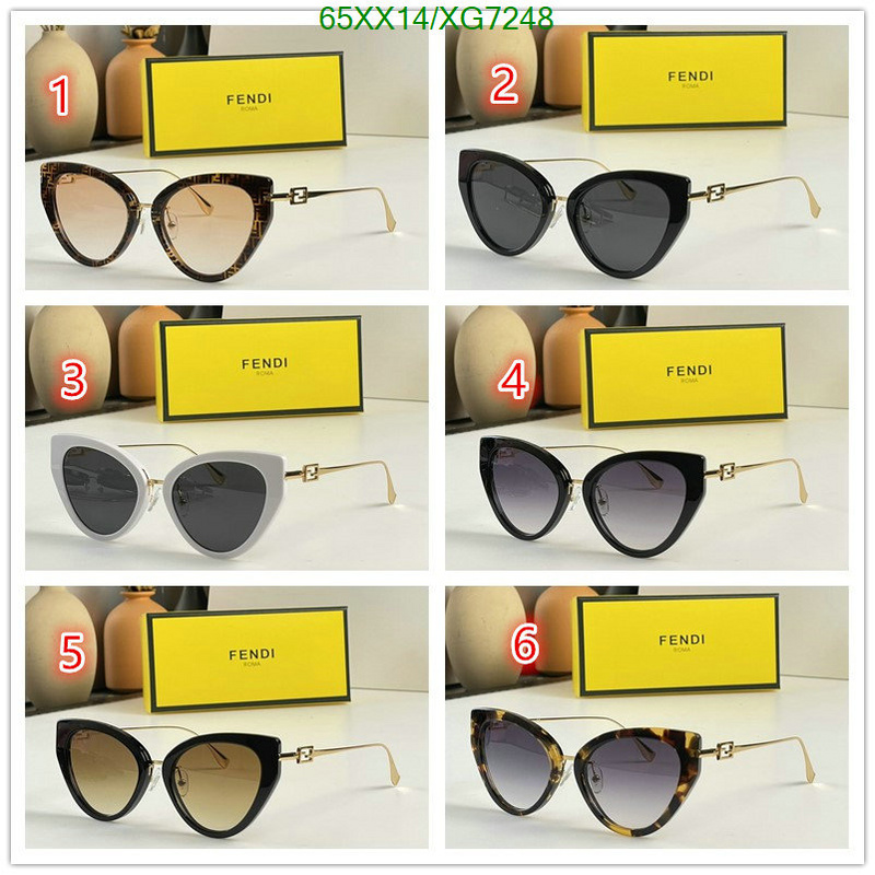 Fendi-Glasses Code: XG7248 $: 65USD