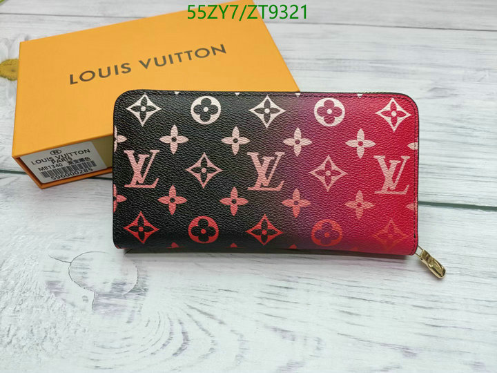 Wallet-LV Bags(4A) Code: ZT9321 $: 55USD