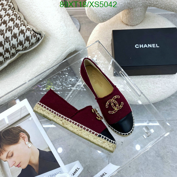 Chanel-Women Shoes, Code: XS5042,$: 89USD
