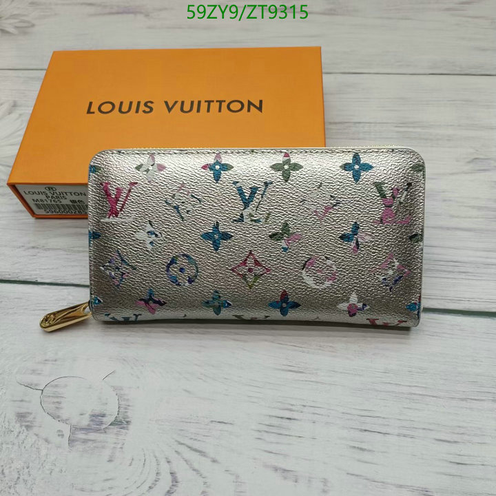Wallet-LV Bags(4A) Code: ZT9315 $: 59USD