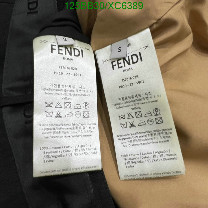 Fendi-Clothing, Code: XC6389,$: 125USD