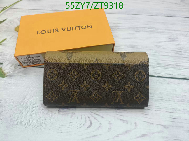 Wallet-LV Bags(4A) Code: ZT9318 $: 55USD