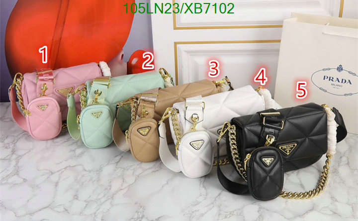 Prada-Bag-4A Quality Code: XB7102 $: 105USD