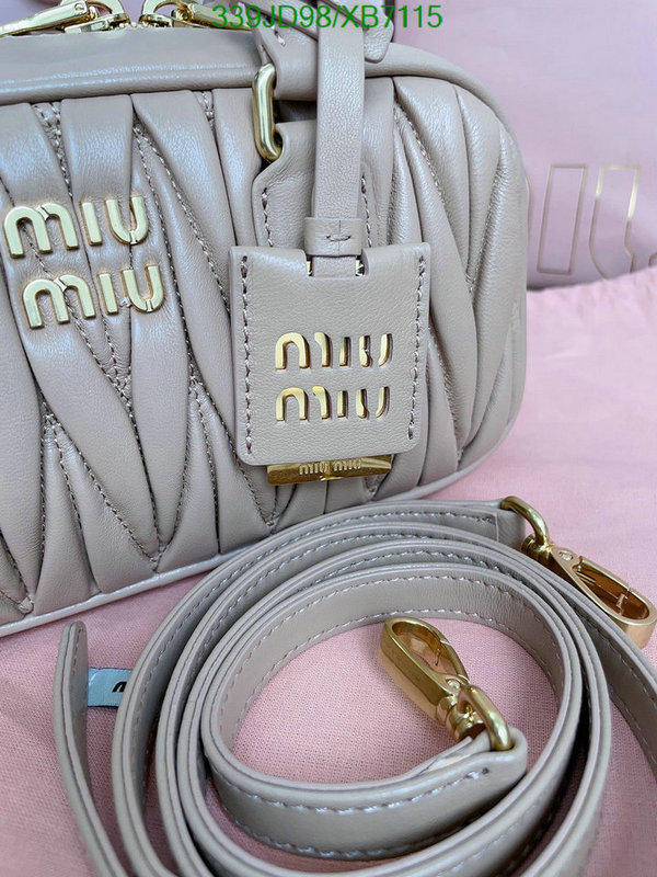 Miu Miu-Bag-Mirror Quality Code: XB7115 $: 339USD