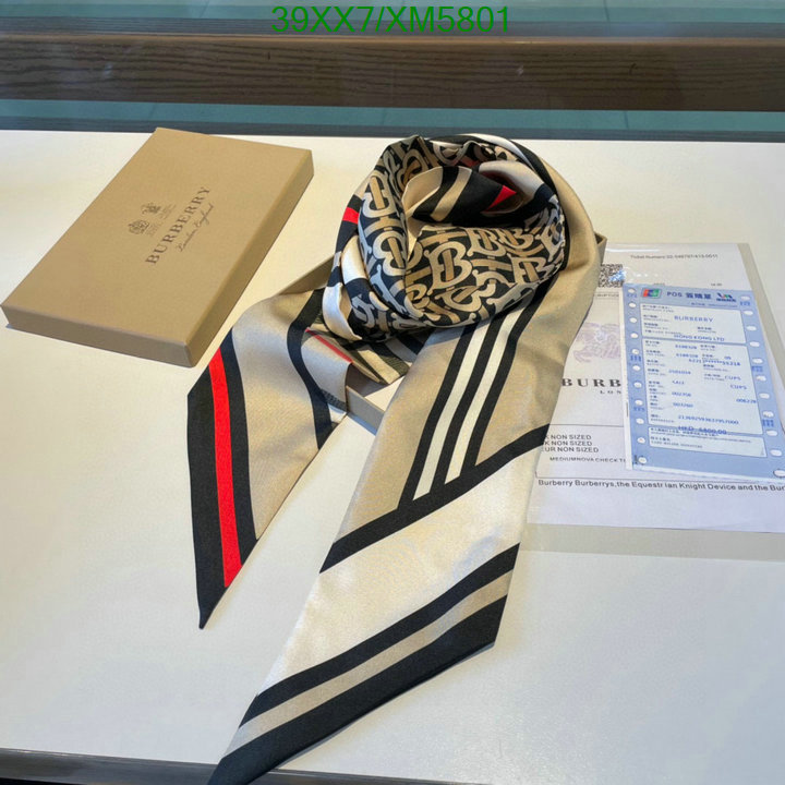 Burberry-Scarf, Code: XM5801,$: 39USD