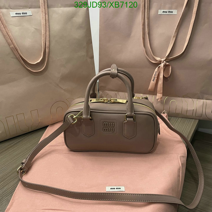 Miu Miu-Bag-Mirror Quality Code: XB7120 $: 329USD