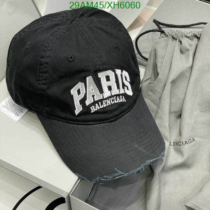 Balenciaga-Cap (Hat), Code: XH6060,$: 29USD