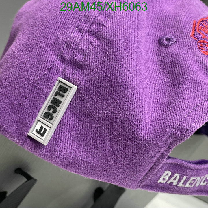 Balenciaga-Cap (Hat), Code: XH6063,$: 29USD