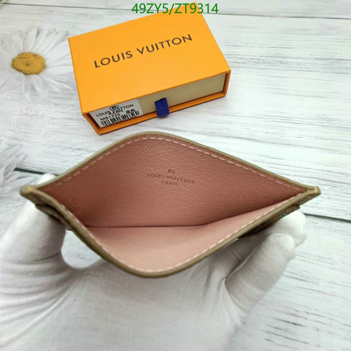 Wallet-LV Bags(4A) Code: ZT9314 $: 49USD