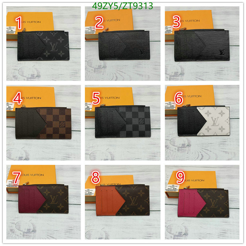 Wallet-LV Bags(4A) Code: ZT9313 $: 39USD