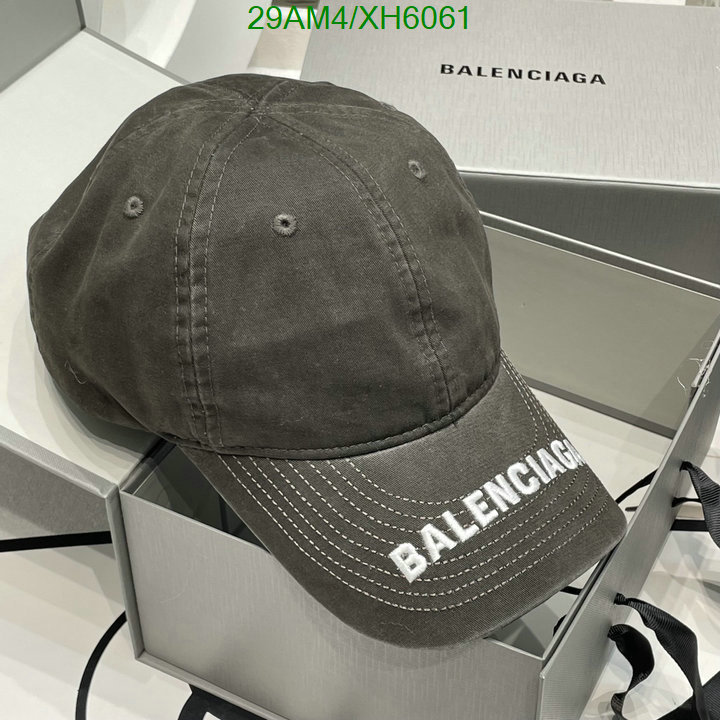 Balenciaga-Cap (Hat), Code: XH6061,$: 29USD