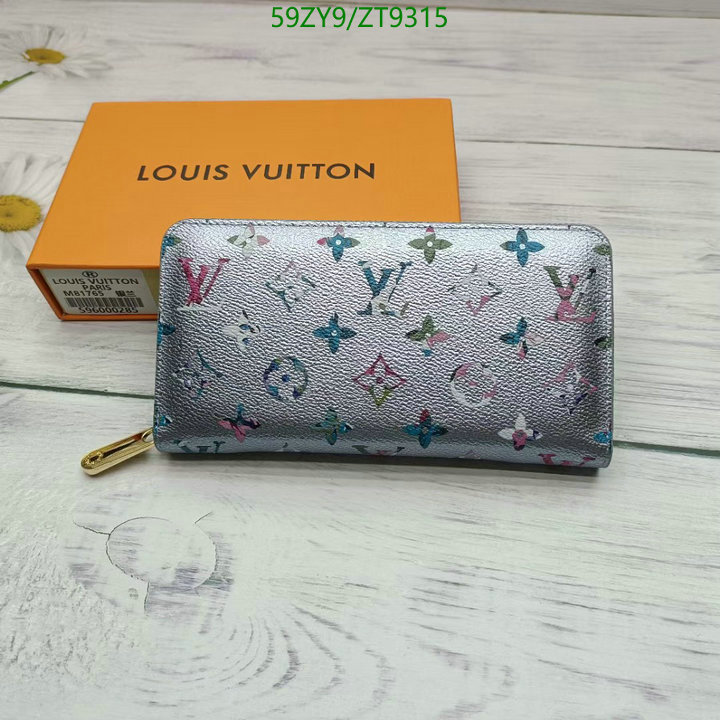 Wallet-LV Bags(4A) Code: ZT9315 $: 59USD