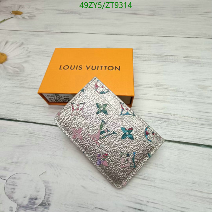 Wallet-LV Bags(4A) Code: ZT9314 $: 49USD