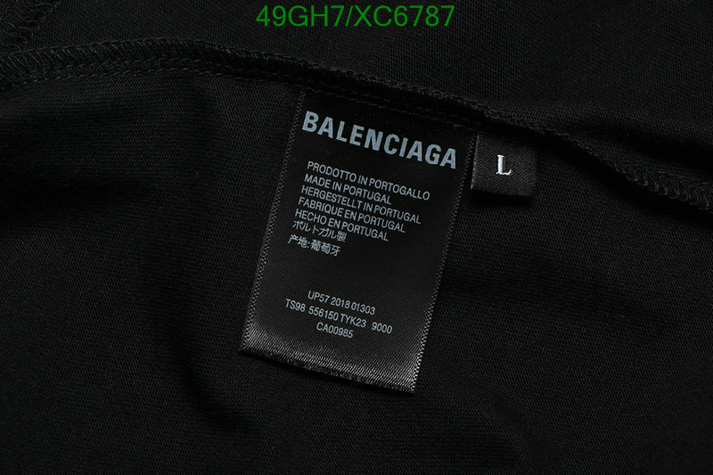 Balenciaga-Clothing Code: XC6787 $: 49USD
