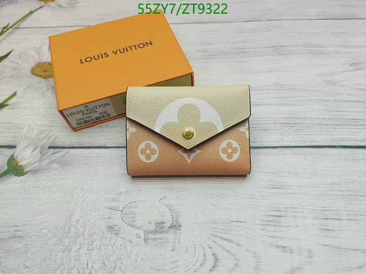 Wallet-LV Bags(4A) Code: ZT9322 $: 55USD